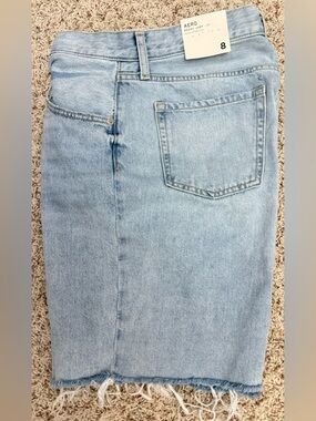 Women’s Aero Baggy Jort Shorts Light Wash Non Stretch Loose Fit AÉROPOSTALE 8